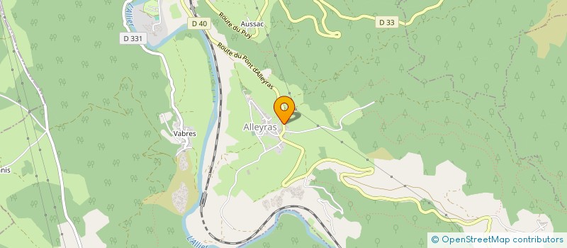 localisation de l'entreprise PLANETE COMPAGNY  ALLEYRAS