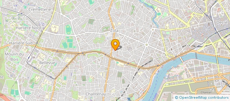localisation de l'entreprise PLANETE COURSIERS à NANTES