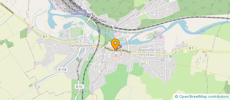 localisation de l'entreprise PLANETE CUISINES à BLAINVILLE-SUR-L'EAU