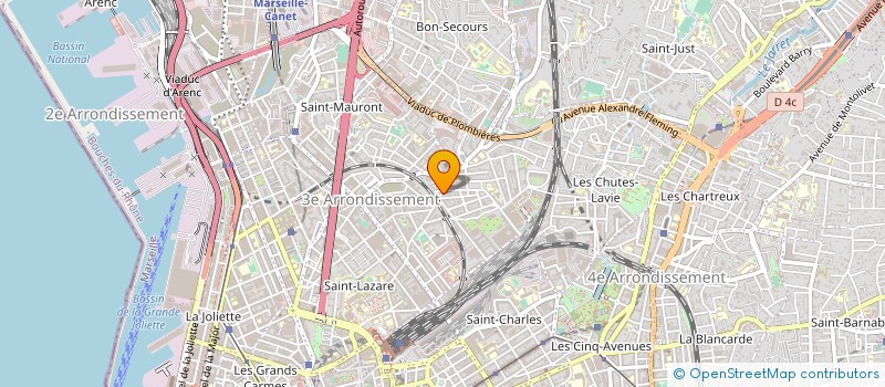 localisation de l'entreprise PLANETE CYBER PHONE à MARSEILLE