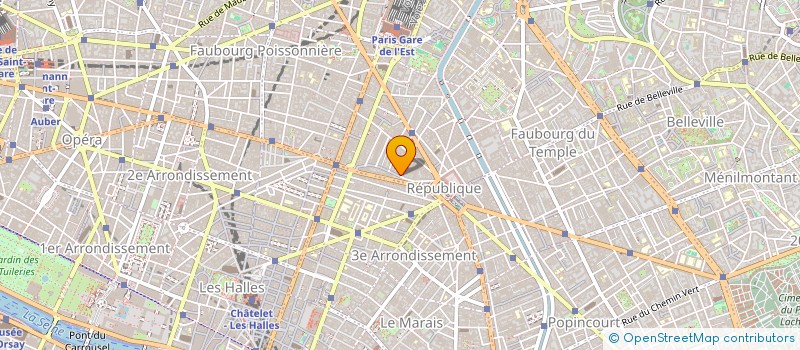 localisation de l'entreprise PLANETE DECO à PARIS