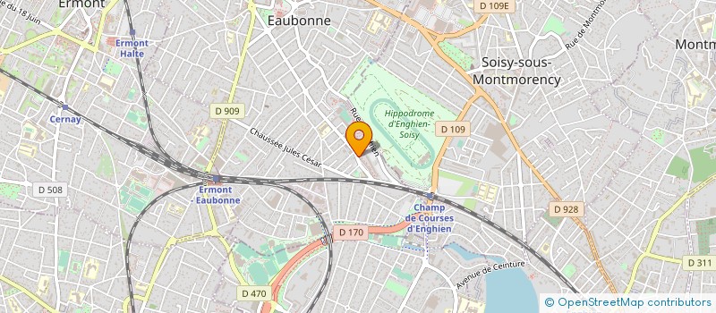 localisation de l'entreprise PLANETE DES ARTS à EAUBONNE