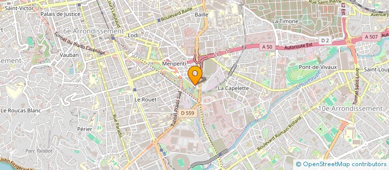localisation de l'entreprise PLANETE DISCOUNT à MARSEILLE 10EME