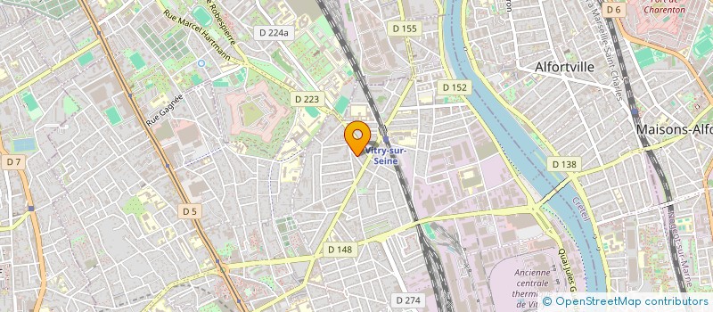 localisation de l'entreprise PLANETE DISCUS  VITRY-SUR-SEINE