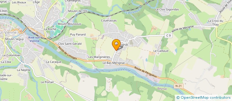 localisation de l'entreprise PLANETE ELECTRICITE à ISLE