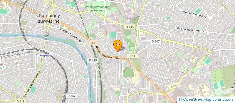 localisation de l'entreprise PLANETE ENERGIE à CHAMPIGNY-SUR-MARNE