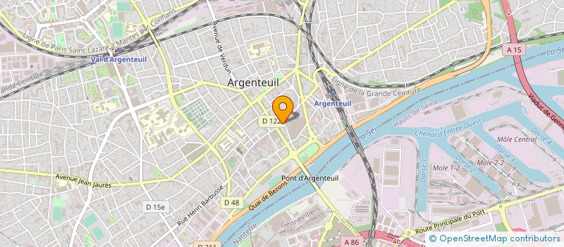 localisation de l'entreprise PLANETE ENFANT à ARGENTEUIL