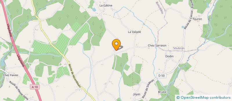 localisation de l'entreprise PLANETE EQUI-CHARENTES  BOISREDON