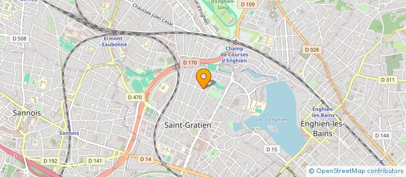 localisation de l'entreprise PLANETE EVENEMENTS à SAINT-GRATIEN