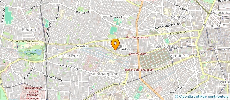 localisation de l'entreprise PLANETE EXPRESS à BORDEAUX