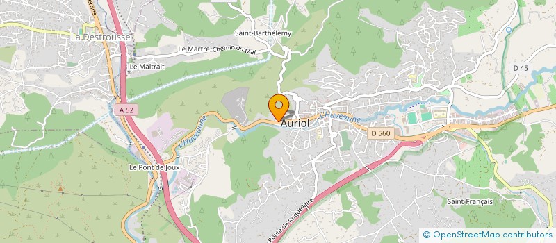 localisation de l'entreprise PLANETE FAMILLE INTERGENERATION  AURIOL