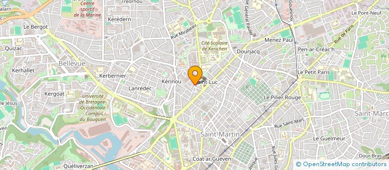 localisation de l'entreprise PLANETE FOOT SOLIDAIRE à BREST