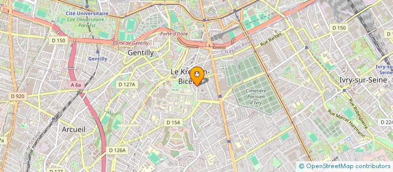 localisation de l'entreprise PLANETE FORMATION à LE KREMLIN-BICETRE