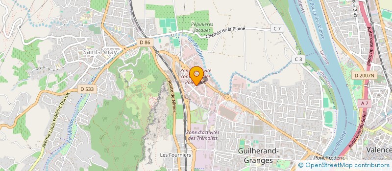 localisation de l'entreprise PLANETE FORME  SAINT-PERAY