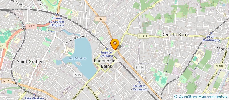 localisation de l'entreprise PLANETE FRUITS  ENGHIEN-LES-BAINS