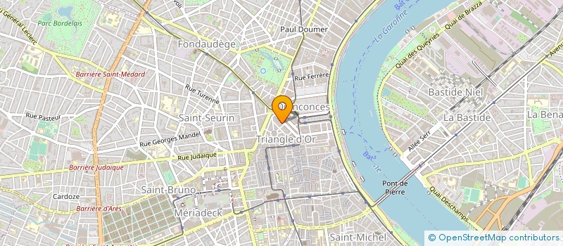 localisation de l'entreprise PLANETE GRANDS CRUS à BORDEAUX