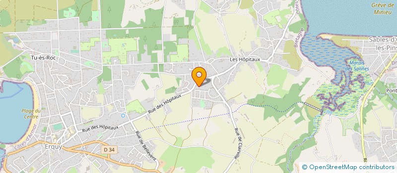 localisation de l'entreprise PLANETE HORS BORD à ERQUY