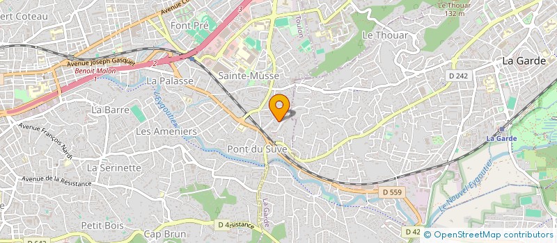 localisation de l'entreprise PLANETE ILLUMINATION (NOEL)  LES ARCS