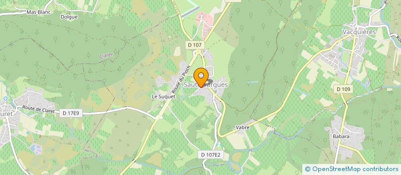 localisation de l'entreprise PLANETE IMPORT  SAUTEYRARGUES