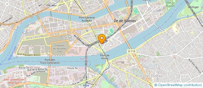 localisation de l'entreprise PLANETE JAZZ à NANTES