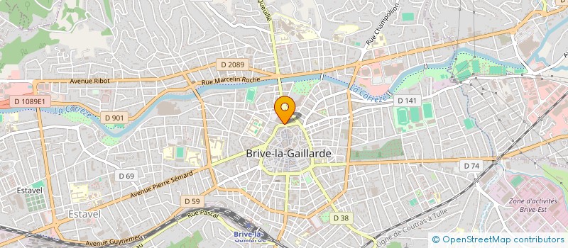 localisation de l'entreprise PLANETE JEANS  BRIVE-LA-GAILLARDE