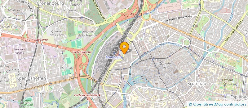 localisation de l'entreprise PLANETE JEUNE à STRASBOURG