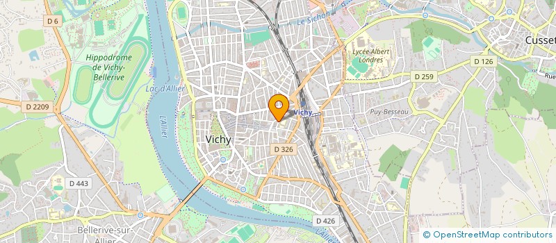 localisation de l'entreprise PLANETE LIBERE-TERRE à VICHY