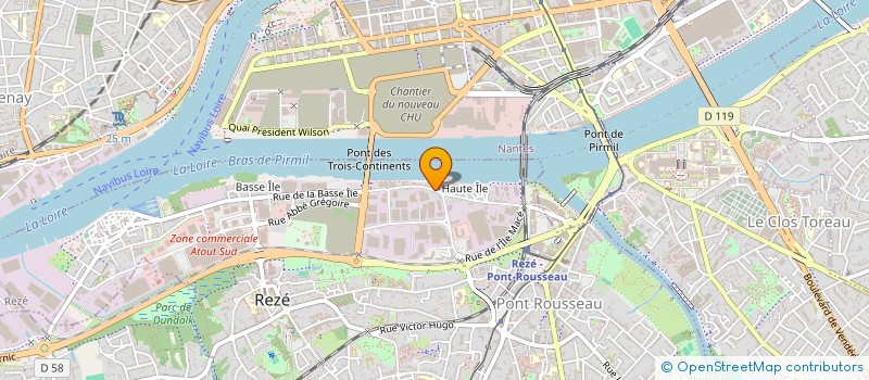 localisation de l'entreprise PLANETE LIQUIDE  REZE