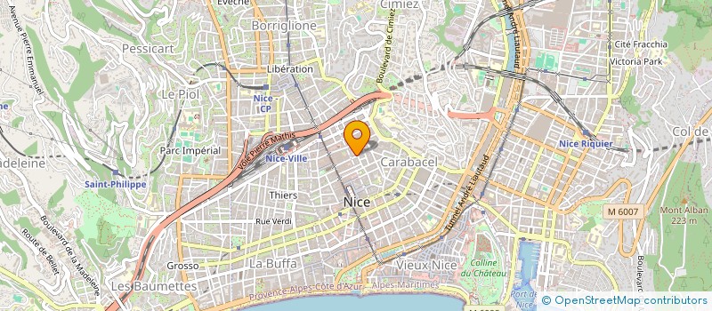localisation de l'entreprise PLANETE LOISIRS à NICE