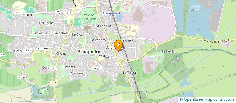 localisation de l'entreprise PLANETE MACARON à BLANQUEFORT