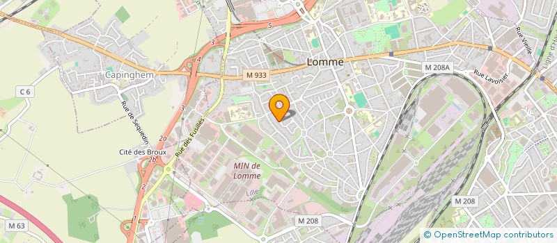 localisation de l'entreprise PLANETE MAINTENANCE NETTOYAGE à LILLE