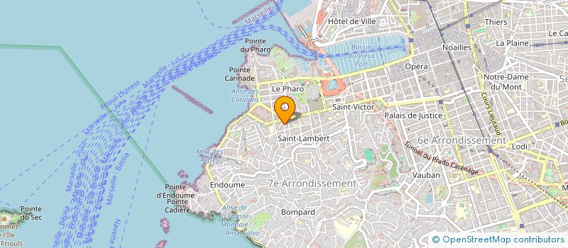 localisation de l'entreprise PLANETE MARS  MARSEILLE