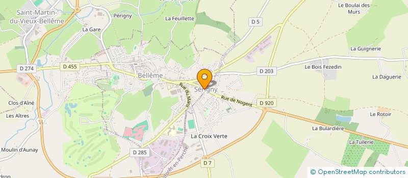 localisation de l'entreprise PLANETE MAT à BELLEME