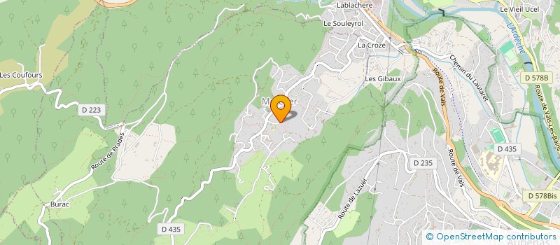 localisation de l'entreprise PLANETE MERCURE  MERCUER