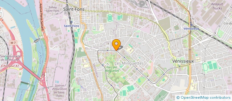 localisation de l'entreprise PLANETE MEUBLE à VENISSIEUX