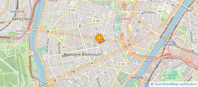 localisation de l'entreprise PLANETE MICRO ENTREPRISES  BOULOGNE-BILLANCOURT