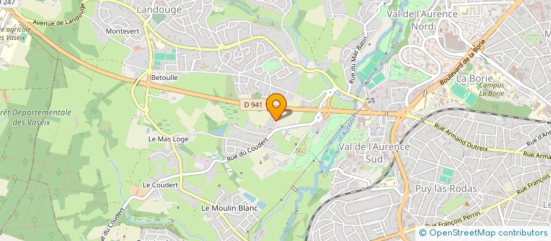 localisation de l'entreprise PLANETE NATURE à LIMOGES