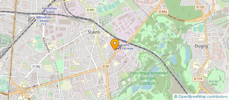 localisation de l'entreprise PLANETE NETTOYAGE ET SERVICES à STAINS