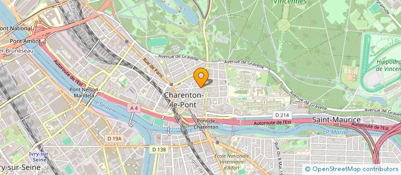 localisation de l'entreprise PLANETE NOMADE  CHARENTON-LE-PONT