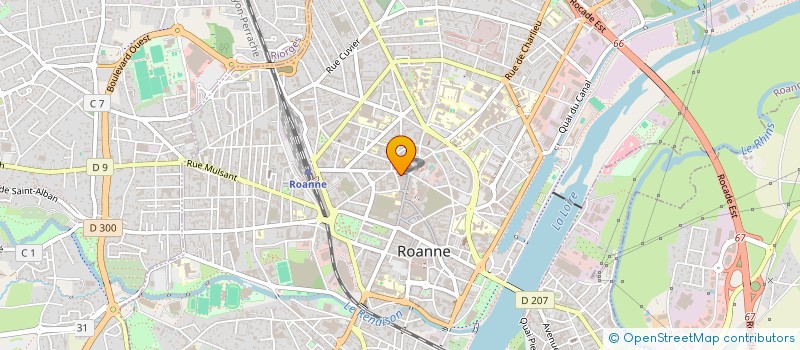 localisation de l'entreprise PLANETE NUMERIQUE à ROANNE