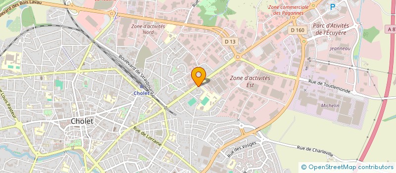 localisation de l'entreprise PLANETE PARE-BRISE CHOLET à CHOLET