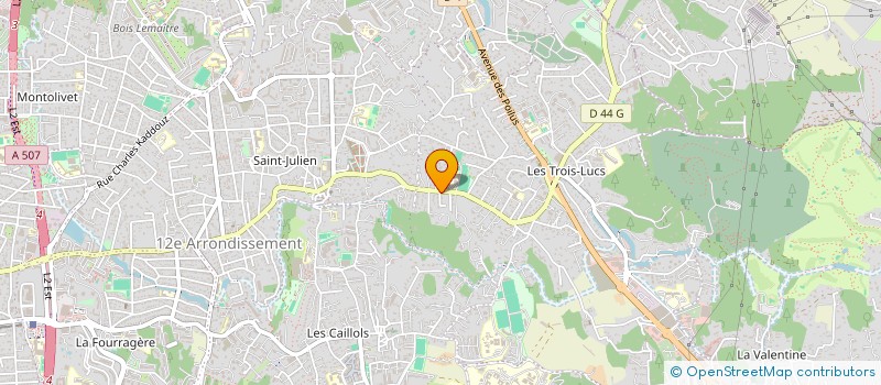 localisation de l'entreprise PLANETE PISCINES à MARSEILLE