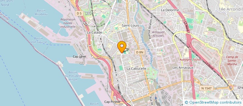 localisation de l'entreprise PLANETE PRESTIGE à MARSEILLE
