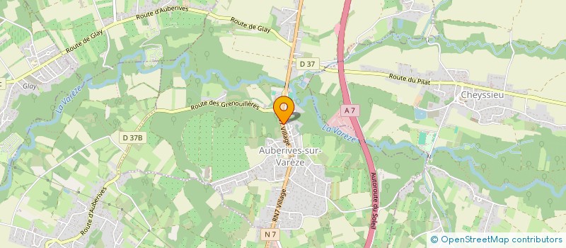 localisation de l'entreprise PLANETE QUAD RACING  AUBERIVES-SUR-VAREZE