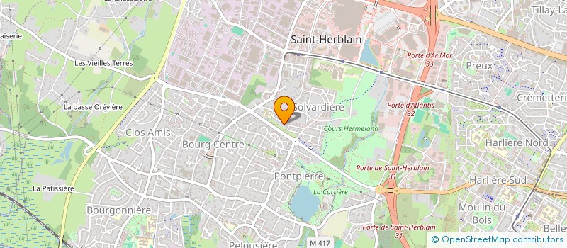 localisation de l'entreprise PLANETE-R  SAINT-HERBLAIN