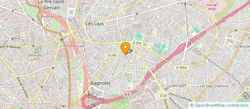 localisation de l'entreprise PLANETE REAL ESTATE  BAGNOLET