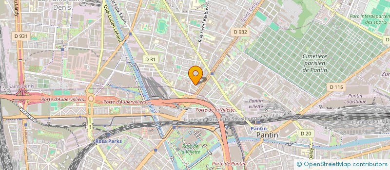 localisation de l'entreprise PLANETE RENOVATION DECORATION BATIMENT  AUBERVILLIERS