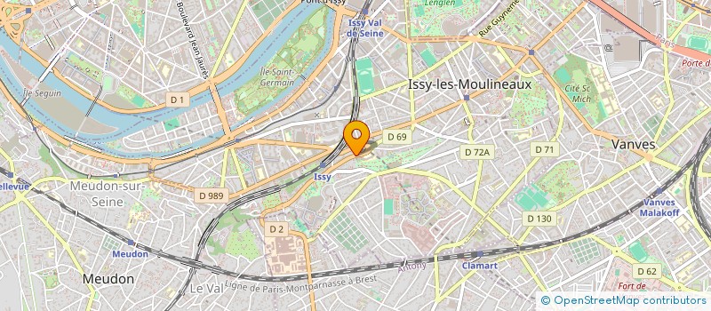 localisation de l'entreprise PLANETE RENOVATIONS à ISSY-LES-MOULINEAUX