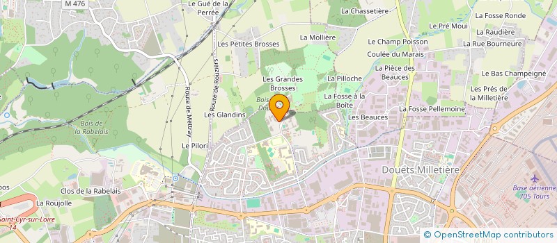 localisation de l'entreprise PLANETE RONRONS  TOURS