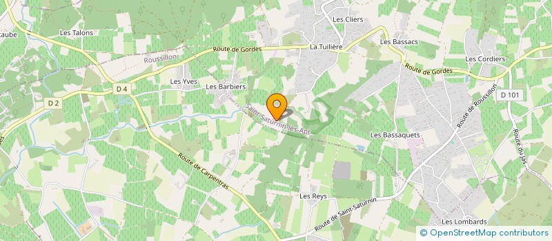 localisation de l'entreprise PLANETE ROULOTTE  SAINT-SATURNIN-LES-APT